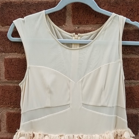 Ark & Co Sz L Peach Rose Dress VGUC - Picture 4 of 7